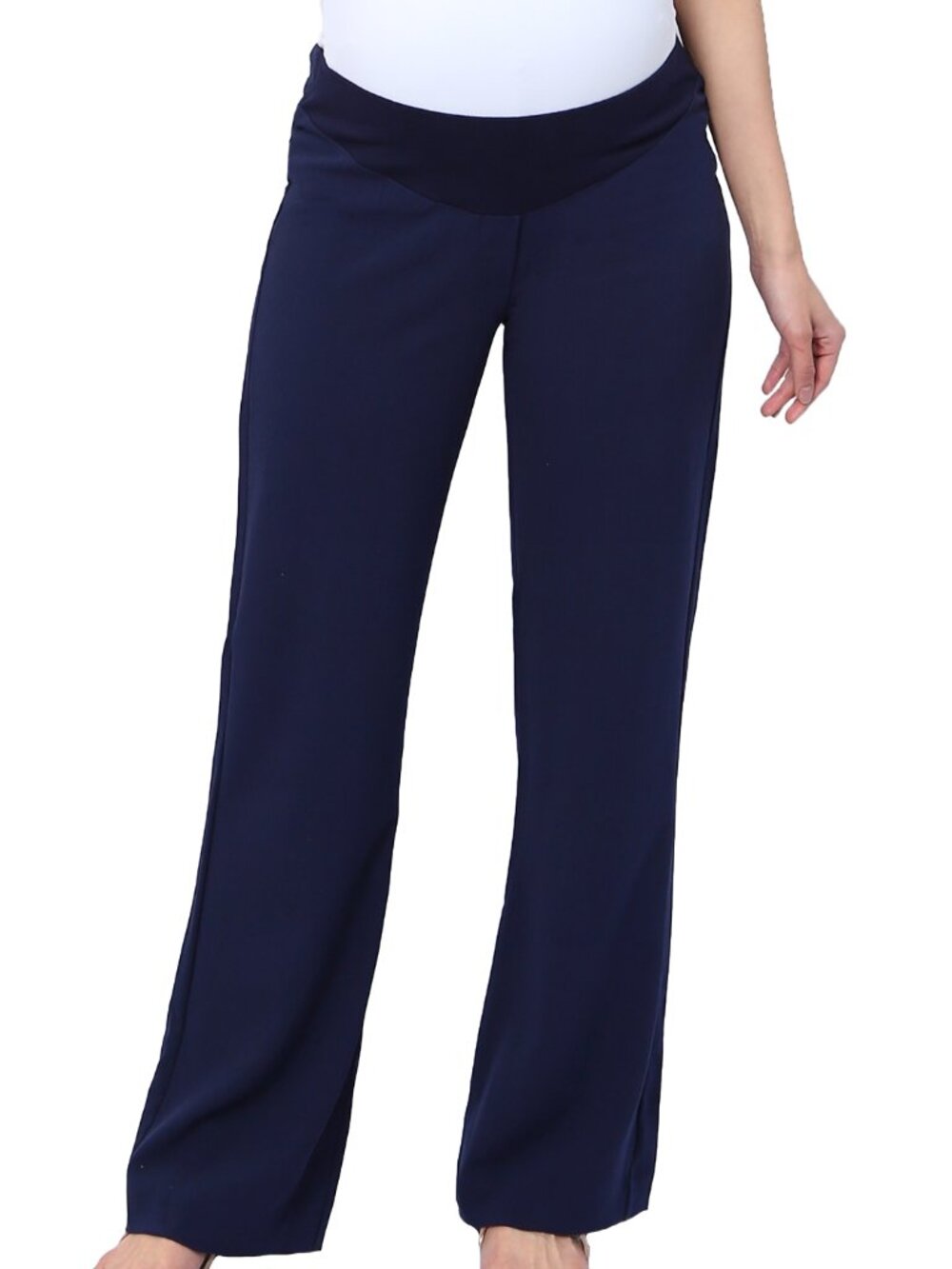 Three Seasons Maternity Dress Pant-Navy